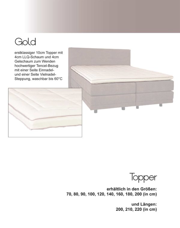 Boxspringbettsystem Aurum – Bild 11