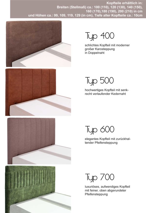 Boxspringbettsystem Aurum – Bild 3