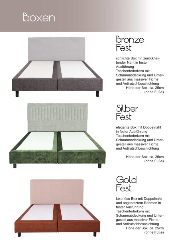 Boxspringbettsystem Aurum – Bild 4