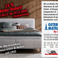 Osterburg Matratzen Rabattaktion Kirbe 2026